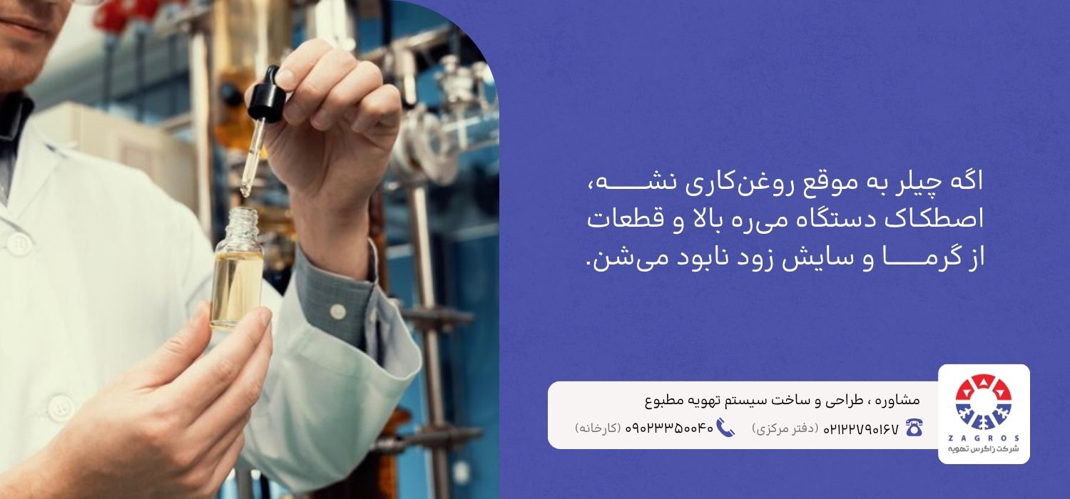 اهمیت روغن کاری در چیلر