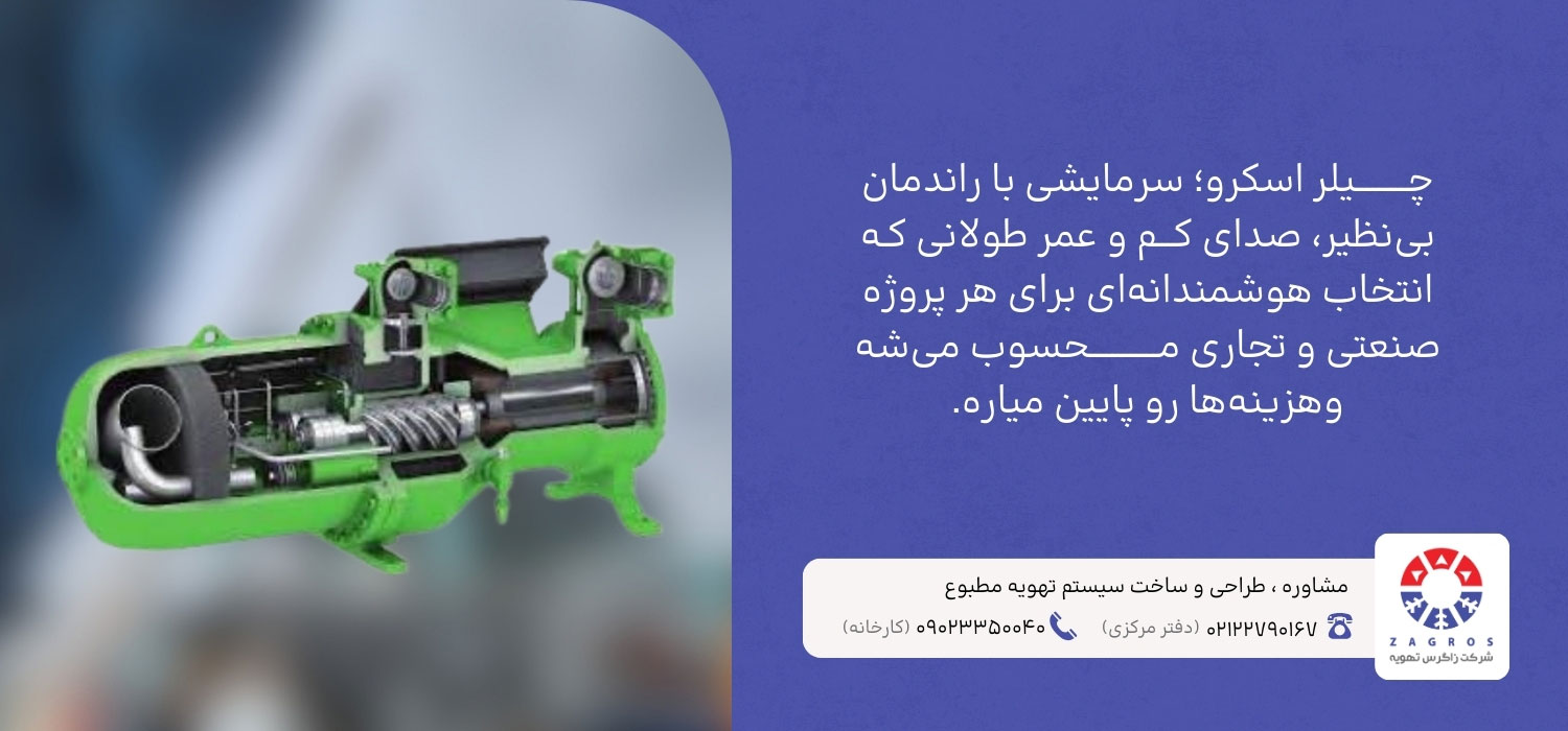 کاربرد چیلر اسکرو