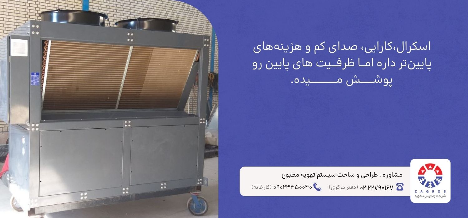 مزایای چیلر اسکرال نسبت به چیلر اسکرو