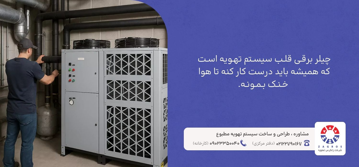 نقش چیلر در سیستم تهویه مطبوع