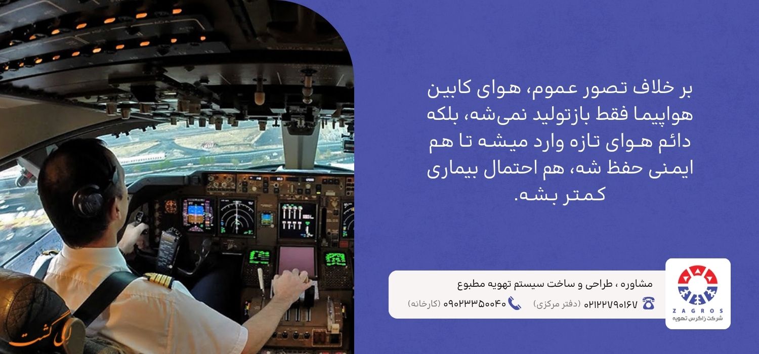 نکات ضروری درباره تهویه مطبوع هواپیما قبل از پرواز